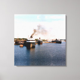 Ludington Car/Rail Ferriesキャンバス印刷 キャンバスプリント