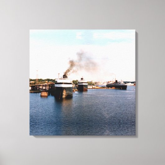Ludington Car/Rail Ferriesキャンバス印刷 キャンバスプリント (正面)
