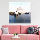 Ludington Car/Rail Ferriesキャンバス印刷 キャンバスプリント (インサイチュ (リビング))