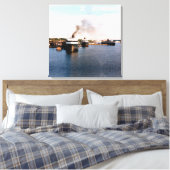 Ludington Car/Rail Ferriesキャンバス印刷 キャンバスプリント (インサイチュ (寝室))