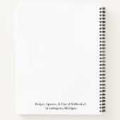 Ludington Car/Rail Ferriesノートブック ノートブック (裏面)