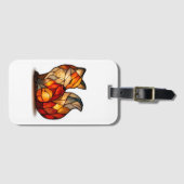 Ludky Fox Charm Travel Luggage Tag ラゲッジタグ (正面横)