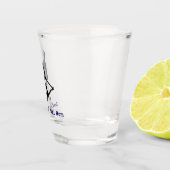 Ludlow, VTスキーバム（グリーンマウンテンバーモントスキー） ショットグラス (右)