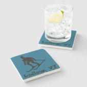 Ludlow, VTスキー(グリーンマウンテンバーモントスキー) ストーンコースター (横)