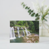 Ludlowville滝、ランシング、ニューヨーク ポストカード (スタンド正面)