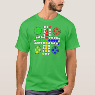 Ludoのクラシックなボードゲーム Tシャツ