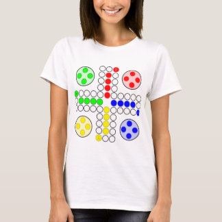 Ludoのクラシックなボードゲーム Tシャツ