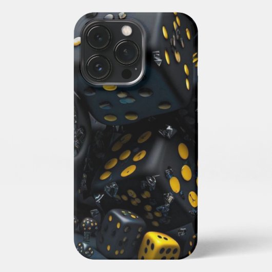 LudoサイコロiPhoneケース iPhoneケース (裏面)