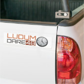 Ludumの挑戦の光沢がある時計 バンパーステッカー (トラック上)