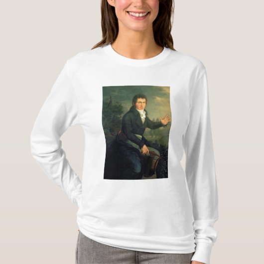 Ludvig van Beethoven 1804年 Tシャツ (正面)