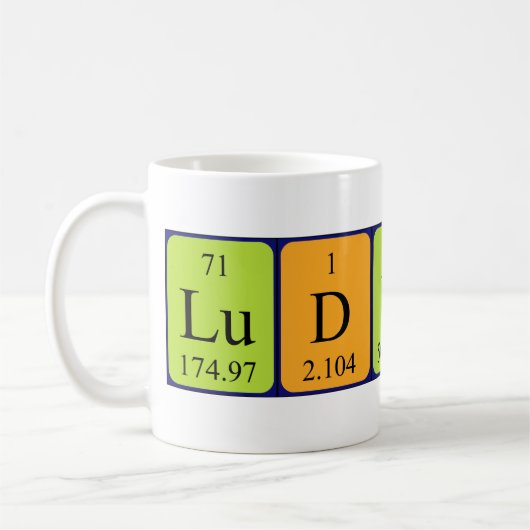Ludvik期別テーブル名mug コーヒーマグカップ (左)