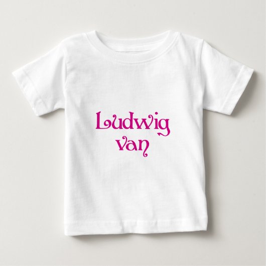 Ludwig van ベビーTシャツ (正面)