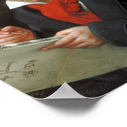 Ludwig van Beethoven Portrait ポスター (角)