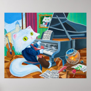 「Ludwig van Caathoven」ポスター ポスター