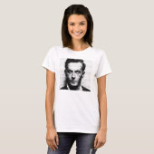 Ludwik Wittgenstein raster portrait Tシャツ (正面フル)