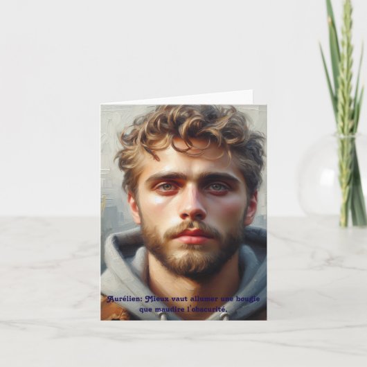 Lueur d’Espoir, carte pour tous サンキューカード (正面)