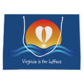 Luffers Sunset_ハート型セイルズ_Virginia ラージペーパーバッグ (正面)