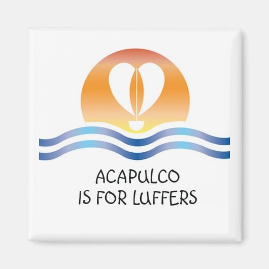 Luffers Sunset_Acapulcoマグネット マグネット (正面)