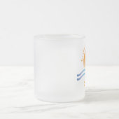 Luffers Sunset_Luffは空中St. Thomas フロストグラスマグカップ (中央)