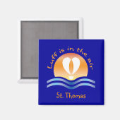 Luffers Sunset_Luffは空中St. Thomas マグネット (正面/裏面)