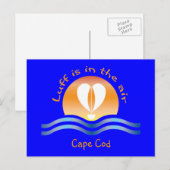 Luffers Sunset_Luff in air Cape Codはがき ポストカード (正面/裏面)
