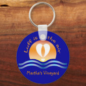 Luffers Sunset_Luff in the air_Martha's Vineyard キーホルダー (正面)