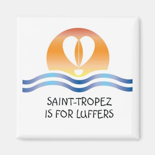 Luffers Sunset_Saint-Tropezマグネット マグネット (正面)