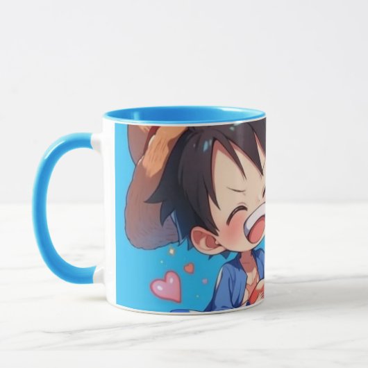 Luffy & Boa Hancock Anime Mug マグカップ (左)