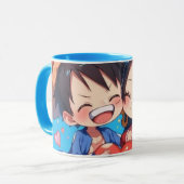 Luffy & Boa Hancock Anime Mug マグカップ (正面左)