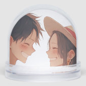 Luffy & Boa Hancock Anime Snow Globe (正面)