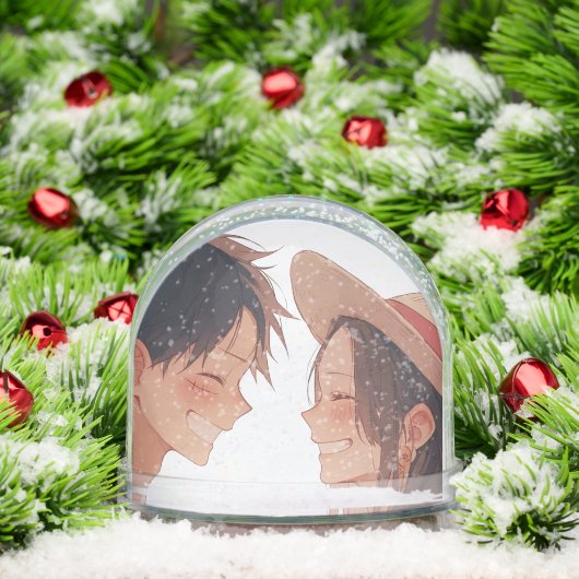 Luffy & Boa Hancock Anime Snow Globe (クリスマス)
