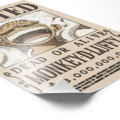 Luffy Wanted Anime Poster フォトプリント (角)