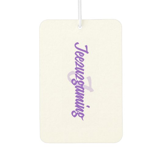 Lufterfrischer JeezuzGaming カーエアーフレッシュナー (正面)