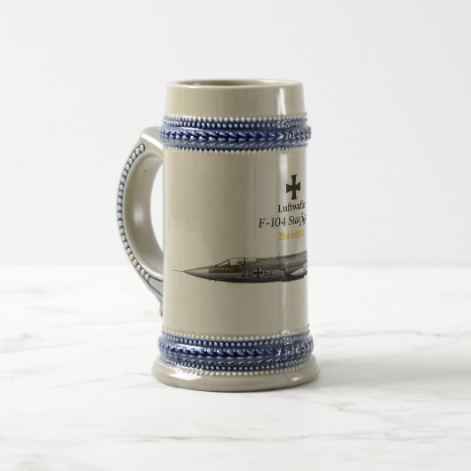 Luftwaffe F-104 Starfighter ビールジョッキ (正面左)