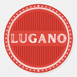 Lugano City Pride Emblem – Swiss Identity ラウンドシール