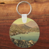 Lugano、San Salvatore、Tesin、Switzerland viより キーホルダー (正面)