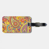 luggage label with paisley design ラゲッジタグ (裏面横)