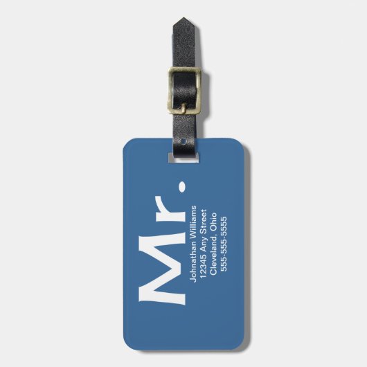 Luggage Tag氏 ラゲッジタグ (正面縦)