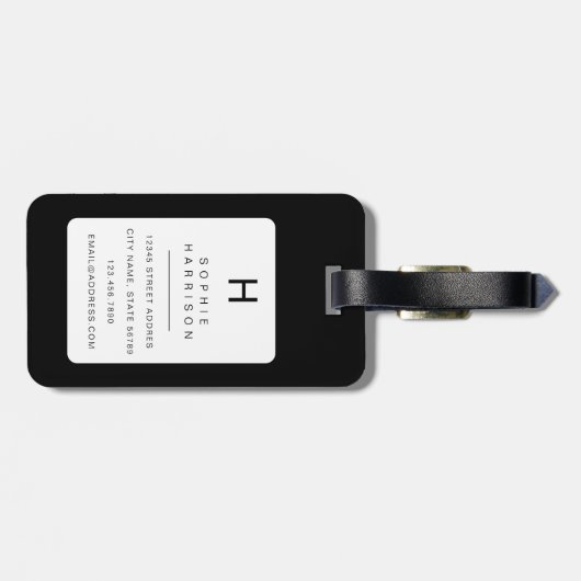 Luggage Tag ラゲッジタグ (裏面横)