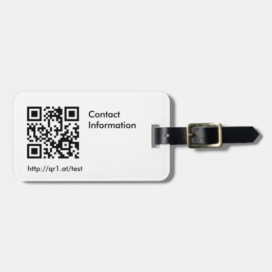 Luggage Tag ラゲッジタグ (正面横)