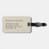 Luggage Tag ラゲッジタグ (裏面横)