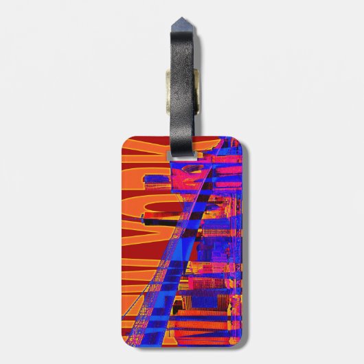 Luggage Tag ラゲッジタグ (裏面縦)