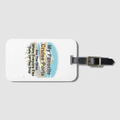 LUGGAGE TAG - 私のお気に入りのクルーズ寄港地 ラゲッジタグ (正面横)