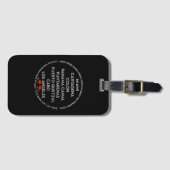 Luggage Tag Dark ラゲッジタグ (正面横)