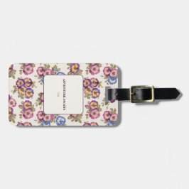 Luggage Tag Flowers | Adventure Awaits ラゲッジタグ