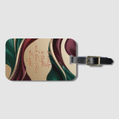 Luggage tag in stylish graphic ラゲッジタグ (正面横)