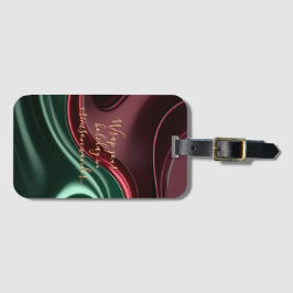 Luggage tag in stylish graphic ラゲッジタグ