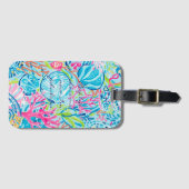Luggage tag in stylish graphic ラゲッジタグ (正面横)