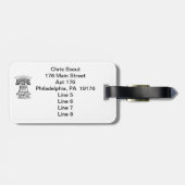 Luggage Tag - Style A (Personalized) ラゲッジタグ (裏面横)