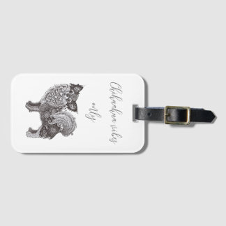 Luggage Tag with chihuahua ラゲッジタグ